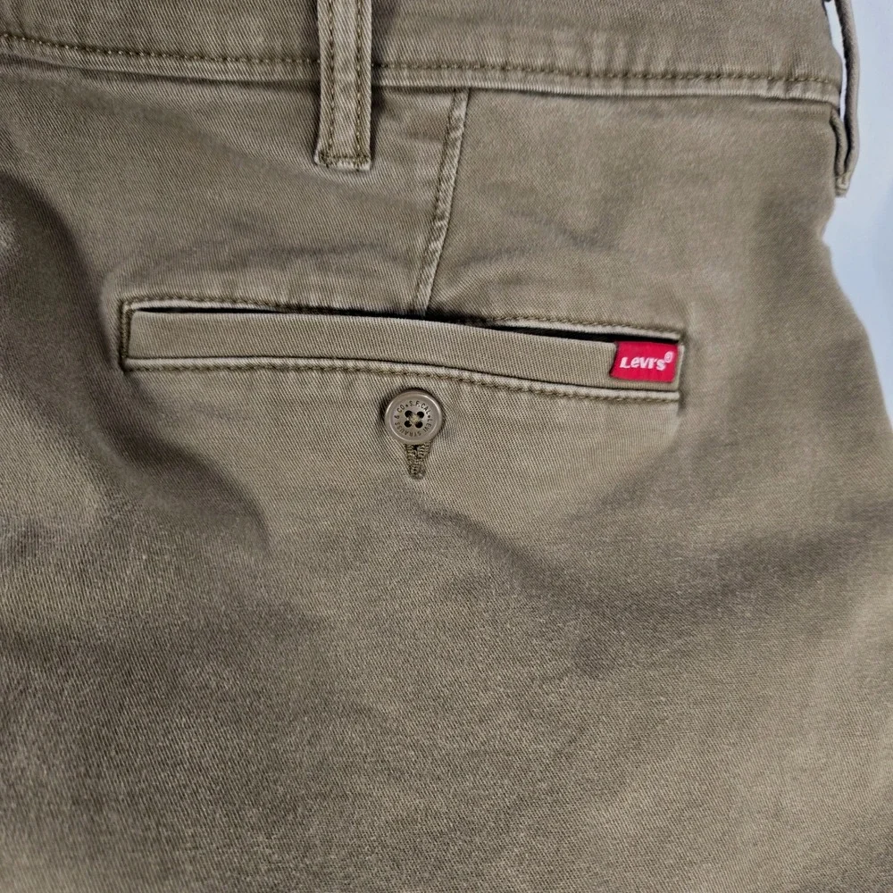 Levi's XX Chino Standard Taper Beige Tan‎ Pants Casual 38x30 (36x28)